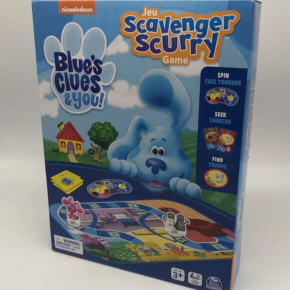 Blue's Clues & You Jeu Scavenger Scurry Game - Nickelodeon - Board Game - New - Picture 1 of 2